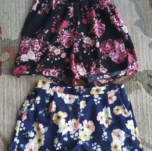 2 PAIRS OF SHORTS BY SHEIN GIRLS SZ 11/12